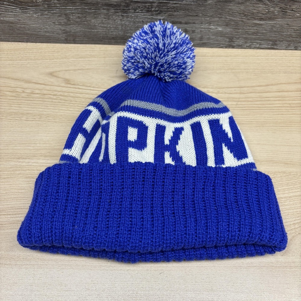 Hopkins Hat Cap Beanie One Size Blue Winter Richardson Minnesota SchoolKnit